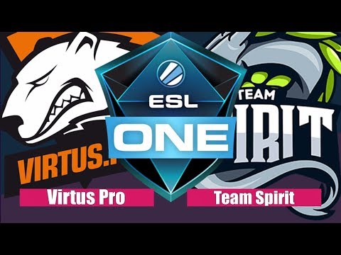 Virtus Pro vs Team Spirit Game 1, ESL One Hamburg 2017