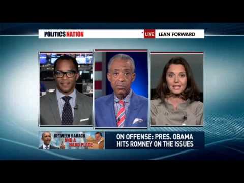 Margie Omero on MSNBC's PoliticsNation 10-08-2012 - Obama fires back at Romney's Wall Street plan