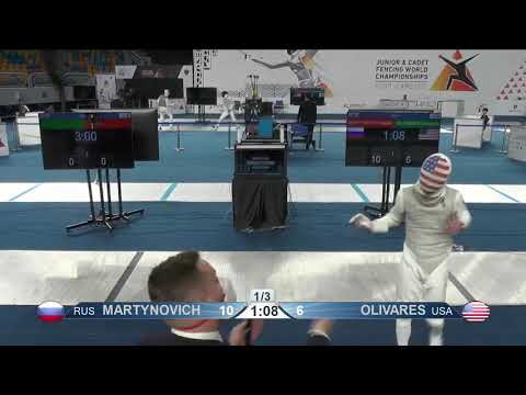 Cairo Worlds 2021 JMF - L8 - Martynovich RUS v Olivares USA