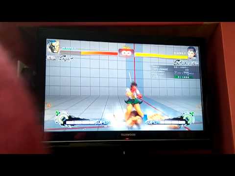 Sakuras Safejump on Sagat after HP Shouken