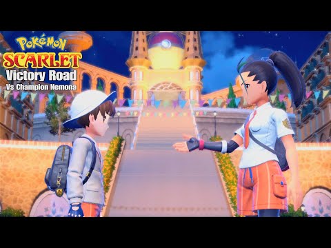 Pokémon Scarlet & Violet - Challenge Nemona Champion Battle at Mesagoza - Victory Road is done!