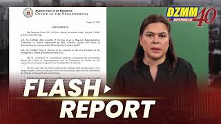 SC dismisses petitions challenging impeachment proceedings vs VP Sara Duterte | (05 August 2026)