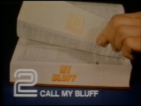 Thursday 28th January 1982 BBC2 - Call My Bluff - Radio Times - Forty Minutes