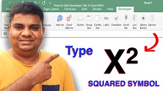 How to Write Square in Excel - ( Easy Method )
