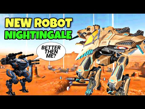 🔥 NEW ROBOT NIGHTINGALE GAMEPLAY MONTAGE | WAR ROBOTS