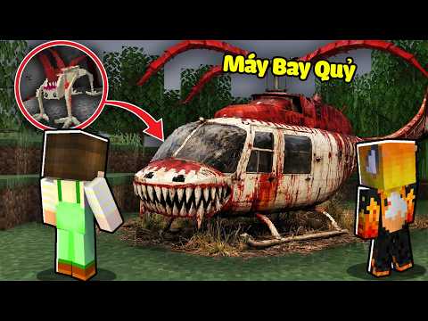 Sầu Riêng Phát Hiện MÁY BAY BỊ BỎ HOANG Trong Minecraft