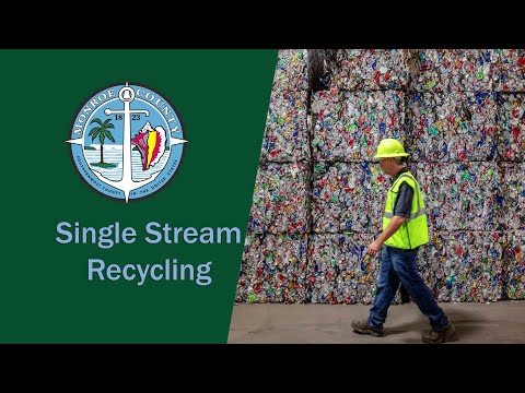 Monroe County Recycles! Single Stream Recycling.