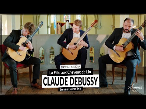 Lumen Guitar Trio plays "La fille aux cheveux de lin" by Claude Debussy | Siccas Media