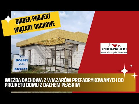 BINDER-PROJEKT - wiązary na dachu płaskim
