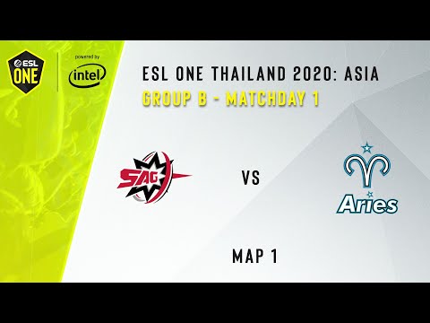 Sparking Arrow Gaming vs Aries | ESL One Thailand 2020: Game 1