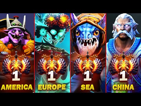 TOP 1 Rank of all regions - Best Dota 2 Players