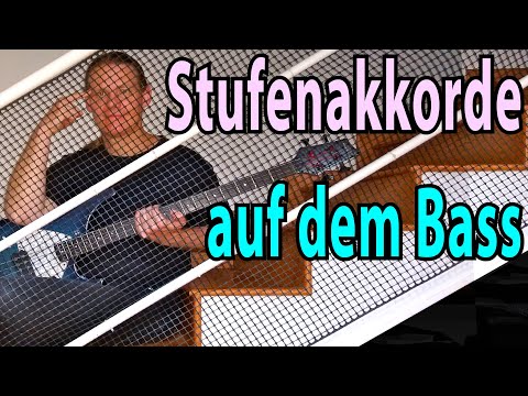 Stufenakkorde der Dur-Tonleiter mit dem Bass erklärt (Grundlagen Harmonielehre für Anfänger)