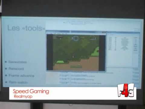 Conference sur le Speed Gaming avec Realmyop