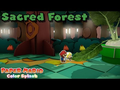 Paper Mario: Color Splash 100% Repainted - Stage 15 - Sacred Forest (1 of 2)