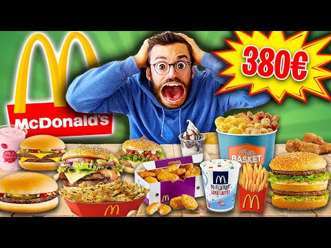 ORDINO TUTTO IL MENÙ DEL MCDONALD'S!! - Non finisce mai!!
