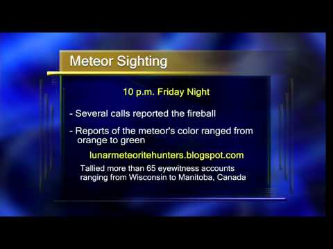 Meteor Sighting - Lakeland News at Ten - May 14, 2012