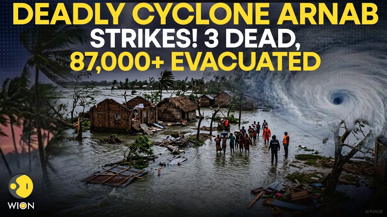 Cyclone Arnab: Deadly Storm Leaves 3 Dead, 87,000 Evacuated as Andhra Pradesh Reels | WION