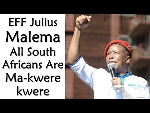 EFF Julius Malema - All South Africans Are Makwerekwere