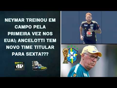 NEYMAR ESTEVE EM CAMPO PELA PRIMEIRA VEZ NOS EUA!; ANCELOTTI TESTA NOVO TIME TITULAR!! | PAN NA ÁREA