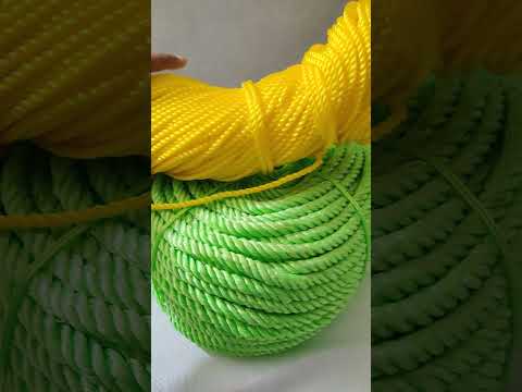 Multicolor twisted nylon rope, 50-100 m/reel