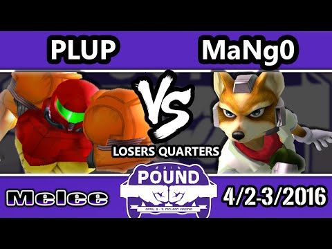 Pound 2016 - Mango (Fox) Vs. Plup (Samus) - Losers Quarters - SSBM