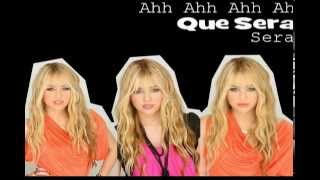 Hannah Montana - Que Sera - Lyrics On Screen