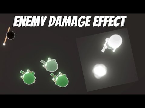 Unity - Enemy Damage Effect (Gamey White Flash)