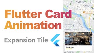 ExpansionTile no Flutter (Google Maps Card UI no Flutter)