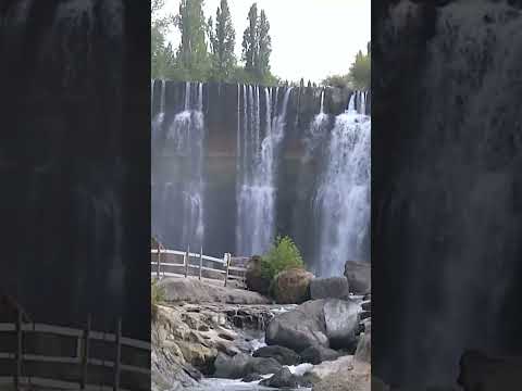 Aumento del caudal en Salto del Laja