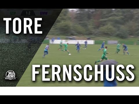 Einfach mal draufgehalten! Tor von Robin Hermans (Erler Spielverein)