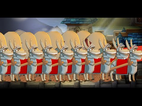 Donkey + Spoilers + Nesquik family recruit ( 11M Tr11 loose against Tr5/6/7 Team ) Hustle Castle !