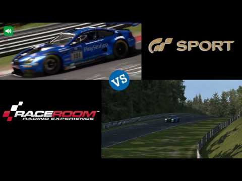 GT Sport vs Raceroom Racing Experience (Replay & Sound)