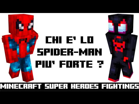 Chi è lo SPIDER-MAN più FORTE? - Minecraft Super Heroes Fighting #1