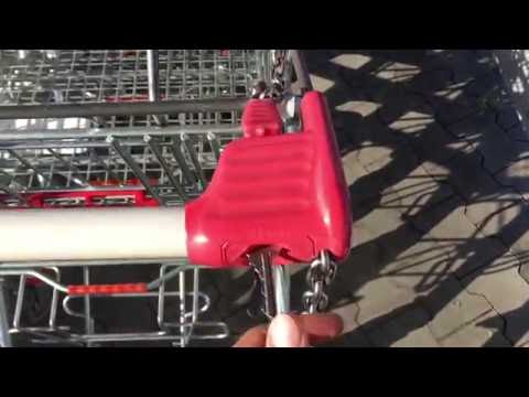 Shopping hack: How to get a shopping cart without coin deposit! New video.
