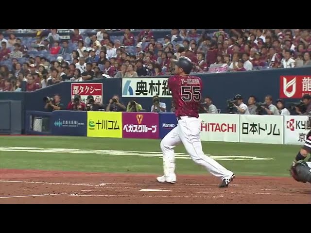 【4回裏】バファローズ・T-岡田 2年連続の20号アーチは完璧な一発!! 2017/8/1 Bs-H