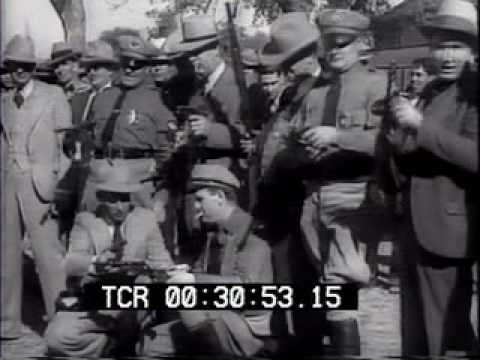 Bank Robber John Dillinger Killed Newsreel www.PublicDomainFootage.com