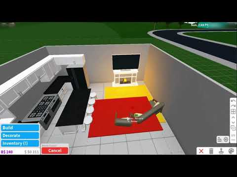 Modern 2 story wooden house Bloxburg tutorial Part 1...