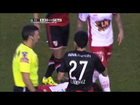 Una patada de tarjeta. River 0 Huracán 0.Fecha 22.Torneo Primera División 2015.FPT