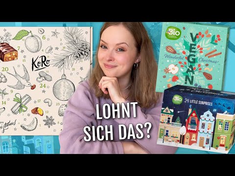 Die VEGANEN Adventskalender von KoRo & dm Bio im Test!