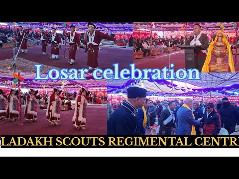 Celebrating Losar at Ladakh Scouts Regimental Centre#ladakhscouts#traditionaldance#lehladakhtourism 