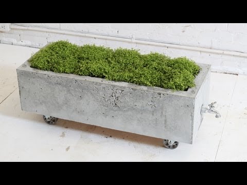 Forming a Concrete Planter