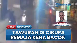 Terekam CCTV, Bentrok Antar Gangster Pecah di Cikupa Tangerang, 1 Remaja Alami Luka Dibacok Serius