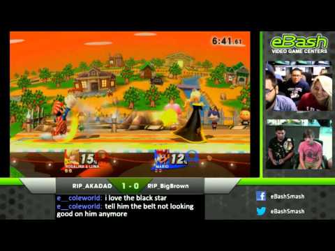 9/27 eBash Terre Haute Smash Sunday SSB4 Finals (RIP_BigBrown vs. RIP_AKADAD)