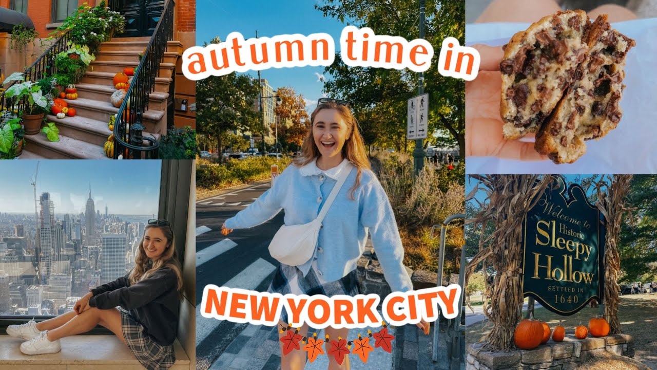 autumn in new york 🍁 trying viral cookies + visiting sleepy hollow 🎃