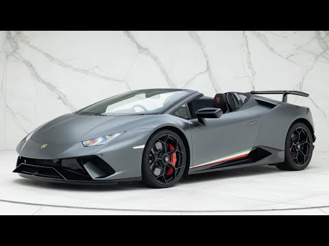 2018 Lamborghini Huracán LP640-4 Performante Spyder - Grigio Titans - Walkaround & Startup