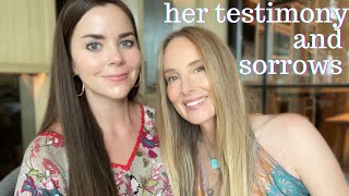 Talking with American celebrity and believer @Chynna Phillips Baldwin