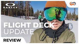 oakley flight deck xm snow