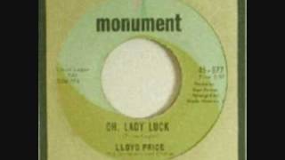 Lloyd Price - Oh Lady Luck - Monument