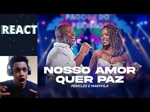 REACT PÉRICLES E MARVVILA  Reagindo Samba/Pagode #Pericles #Marvvila