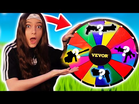 LA RUOTA DELLA FORTUNA SCEGLIE le MIE ARMI su FORTNITE !! *challenge* 😱